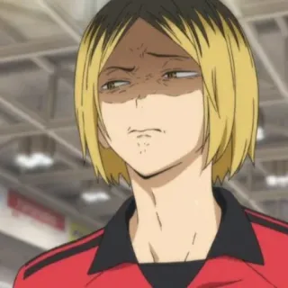 🍙 ccd02b84 Kenma Kozume Haikyuu!! Anime, Haikyuu, Kenma, Kozume, Personnage whatsapp sticker