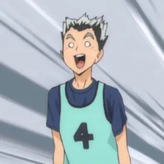 🏐 18e97615 Bokuto Koutarou Haikyuu!! Anime, Haikyuu, Bokuto Koutarou, Siatkówka telegram sticker