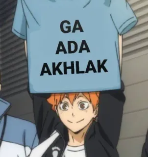 🏐 69c561a4 GA
ADA
AKHLAK Anime, Manga, Haikyuu telegram sticker