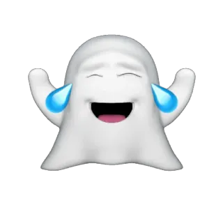 👻 59b7676b ผี, อีโมจิ, ตลก, หัวเราะ, อารมณ์ขัน, สติกเกอร์, การ์ตูน, ขี้เล่น telegram sticker