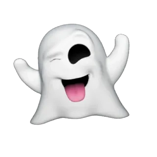 👻 eb0ff634 ผี, ตลก, น่ารัก, ฮาโลวีน, การ์ตูน telegram sticker