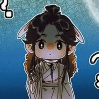 🌾 0b306e79 Chibi, Anime, Dessin animé, Mignon, Figurine, Art, Personnage telegram sticker