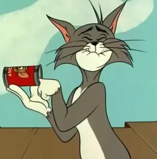 😖 0f6ca3b3 Tom Cat Tom and Jerry Jerry cartone animato, animazione, gatto, topo whatsapp sticker