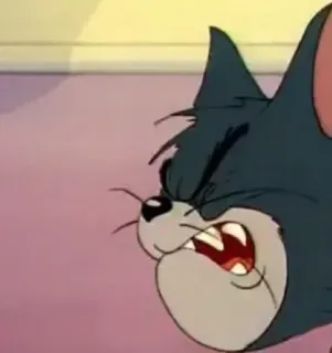 😠 68a664a0 Tom Cat Tom and Jerry Tom, Gatto, Cartone animato, Animato, Arrabbiato whatsapp sticker
