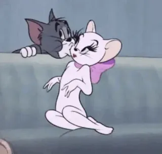 💋 a4870623 Tom Tom and Jerry Cartone animato, Tom e Jerry, Topo, Gatto, Personaggi, Animazione classica whatsapp sticker