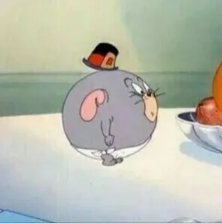 😐 b393feed cartone animato, topo, ringraziamento, cappello whatsapp sticker