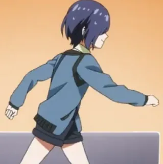 🪁 351d3955 Touka Kirishima Tokyo Ghoul Anime, Gadis, Rambut pendek, Karakter, Touka Kirishima, Tokyo Ghoul whatsapp sticker