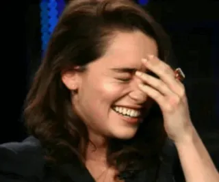 😂 a9a27bcf актриса, женщина, улыбается, смеется, фейспалм telegram sticker