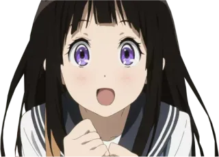 😆 f7fb02fb Anime, Ragazza, Carina, Eccitato/a, Felice, Uniforme scolastica whatsapp sticker