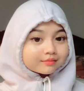 🤍 a042cfee женщина, портрет, толстовка, человек, женщина, лицо telegram sticker