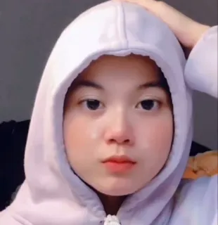 🤍 d7cd94ff портрет, подросток, молодая женщина, толстовка telegram sticker