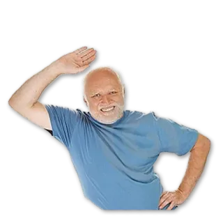 "Hide The Pain" Harold telegram stickers