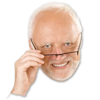 😬 b6f0f6c4 Hide the Pain Harold 梗, 痛苦面具哈罗德, 网络迷因, 库存照片, 哈罗德, 安德拉斯·阿拉托 telegram sticker