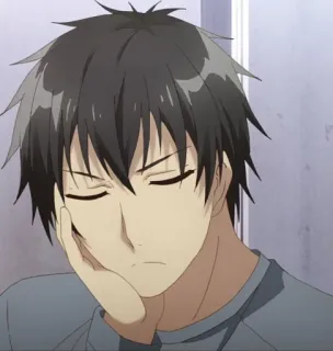 🤔 8f30a907 动漫, 漫画, 人物, 困, 无聊, 累 whatsapp sticker