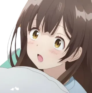 😮 b6d5239f 动漫, 女孩, 可爱, 肖像 whatsapp sticker