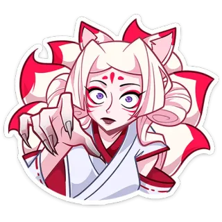 Старшая жрица Кумико @TgSticker whatsapp stickers