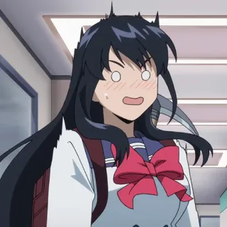 🎭 72a2e4c7 Anime, Seragam sekolah, Terkejut, Terkejut, Malu telegram sticker