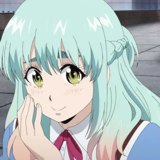 🎭 7a6c1888 anime, gadis, imut, potret telegram sticker