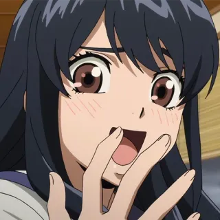 🎭 9f211cb0 Anime, Gadis, Senang, Ceria, Kawaii, Kartun telegram sticker