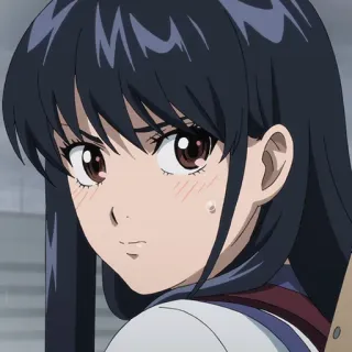 🎭 be0947ff Anime, Gadis, Berambut cokelat, Karakter, Animasi telegram sticker