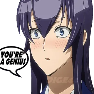 @STIKERFORALL  🇬🇧HIGHSCHOOL OF THE DEAD telegram stickers