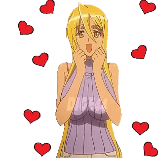 😍 9ec0cd3d DIG4X Anime, Cuori, Cartoni animati, Adesivo whatsapp sticker