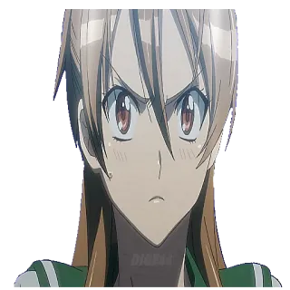 😠 dac519c4 Rei Miyamoto Highschool of the Dead Anime, Ragazza, Arrabbiata, Highschool of the Dead, Rei Miyamoto whatsapp sticker