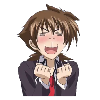 ๐
1a6c38d4 anime, manga, excited, cartoon, happy whatsapp sticker