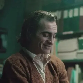 🃏 062cc2da Joker Joker, Joaquin Phoenix, movie, DC Comics, character, portrait telegram sticker