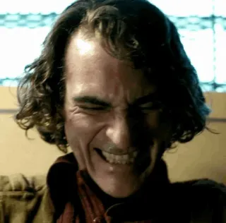 🃏 177a4c79 Joker Joker, Joaquin Phoenix, DC Comics, villain, movie, clown telegram sticker