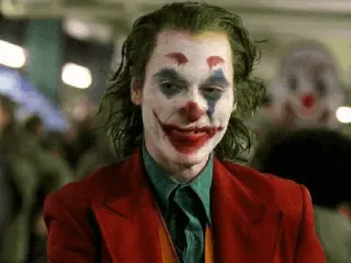 🃏 1ad55497 Joker Joker, clown, movie, character telegram sticker