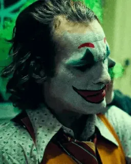 🃏 2ba246a1 Joker Joker, movie, character, clown, DC Comics, villain telegram sticker