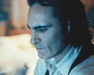 🃏 53718af4 Joker joker, joaquin phoenix, movie, villain, dc comics telegram sticker