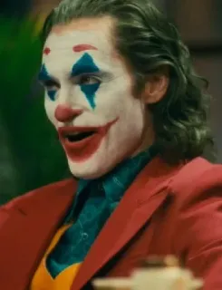 🃏 604fe8f0 Joker Joker, clown, movie, villain, character telegram sticker