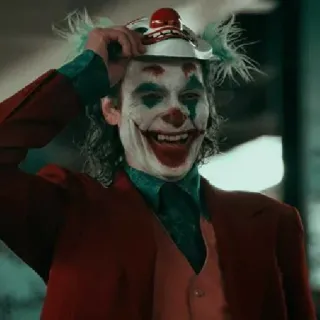 🃏 df368bde Joker Joker, clown, movie, DC Comics, villain, Joaquin Phoenix telegram sticker