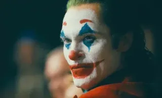 🃏 f550c9c9 Joker clown, makeup, movie character, Joker telegram sticker