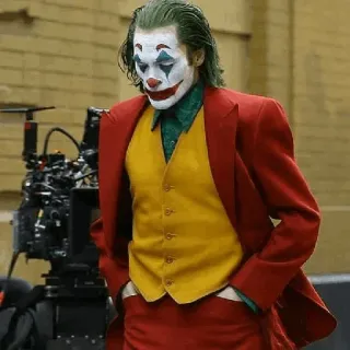 🃏 f6eb10db Joker Joker, clown, villain, DC Comics, movie telegram sticker