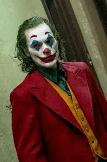 🃏 f796d508 Joker Joker, DC Comics, villain, clown, movie, character telegram sticker