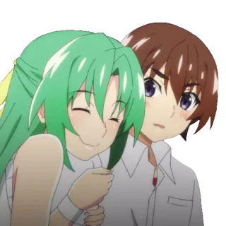 👩‍❤️‍👨 128002c1 Anime, Kartun, Persahabatan, Imut, Karakter telegram sticker