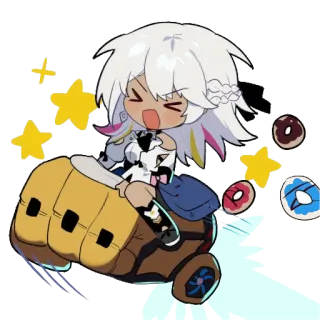 😝 b89d8193 Anime, Chibi, Kawaii, Donuts, Desenho animado telegram sticker
