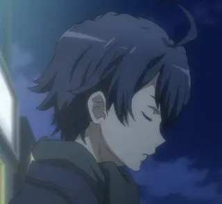 😐 43b92a41 Anime, Portret, Nastolatek, Postać telegram sticker