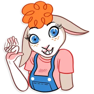 👋 2460c6d5 แกะ, การ์ตูน, น่ารัก, สัตว์, ตัวละคร, สติกเกอร์ telegram sticker