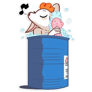 Hillbilly Dolly telegram stickers