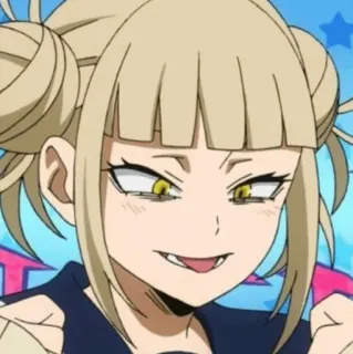💉 05820e7e Himiko Toga My Hero Academia アニメ, マンガ, 悪役, 女子高生, ヤンデレ, 可愛い, アニメガール telegram sticker