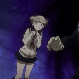 💉 5c5d13d0 Himiko Toga My Hero Academia アニメ, 悪役, 僕のヒーローアカデミア, トガヒミコ, 制服 telegram sticker