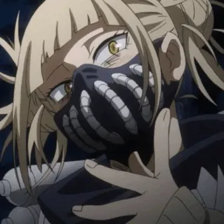 💉 b5e3c3f8 Himiko Toga My Hero Academia アニメ, マンガ, ヴィラン, 僕のヒーローアカデミア, トガヒミコ telegram sticker