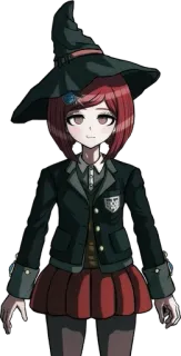🪄 6d64bf64 Himiko Yumeno Danganronpa V3: Killing Harmony Anime, Bruja, Danganronpa, Videojuego, Uniforme escolar telegram sticker