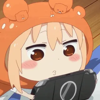 - “ Doma Umaru ” 🍣 By: @KpopStan whatsapp stickers