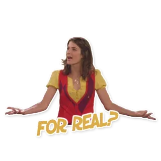 😧 6f07a4cd FOR REAL? Frage, Ausdruck, Zweifel, neugierig, verärgert, ungläubig telegram sticker