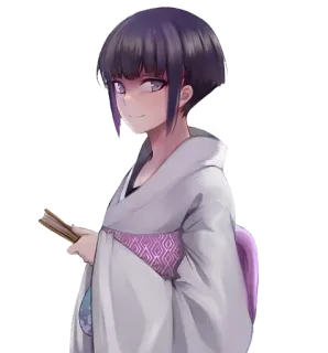 👀 6e275a83 Anime, Mulher, Kimono, Leque telegram sticker